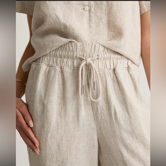 Quince 100% European Linen Wide Pants - Picture 2 of 2